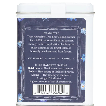 Harney & Sons True Blue Oolong Tea, 20 Sachets in Tin