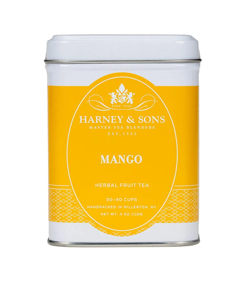 Harney & Sons Mango Fruit Herbal Tea Loose Leaf Tin, 4 oz