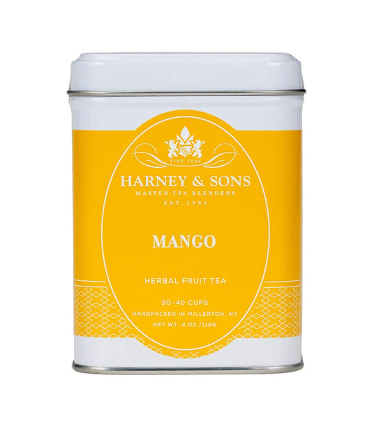 Harney & Sons Mango Fruit Herbal Tea Loose Leaf Tin, 4 oz