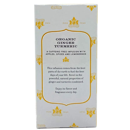 Harney & Sons Organic Ginger Turmeric Herbal Tea Bags, 20 Count