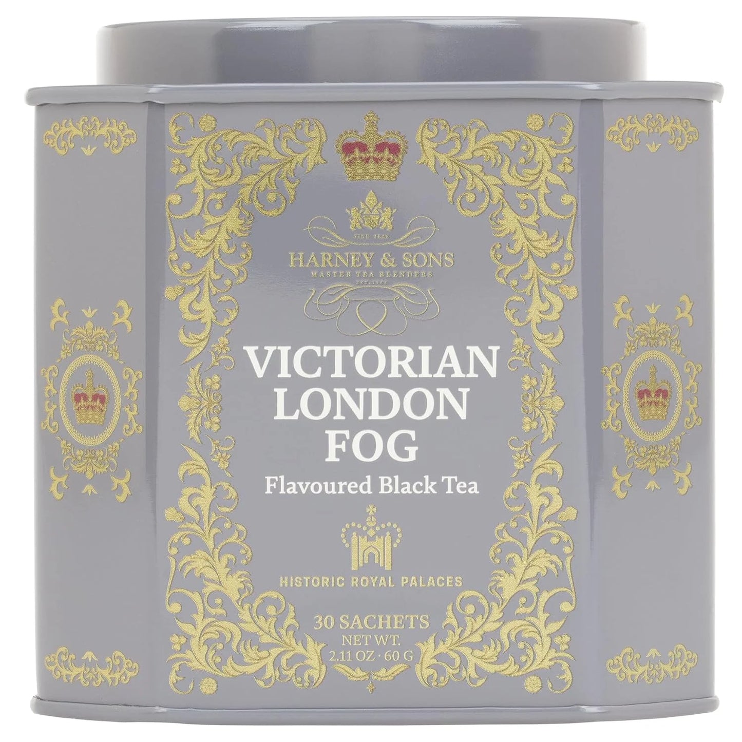 Harney & Sons Victorian London Fog Tea, 30 Sachets in Tin