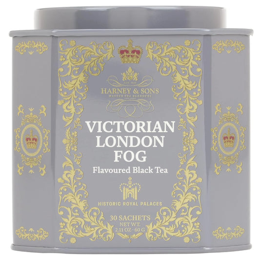 Harney & Sons Victorian London Fog Tea, 30 Sachets in Tin