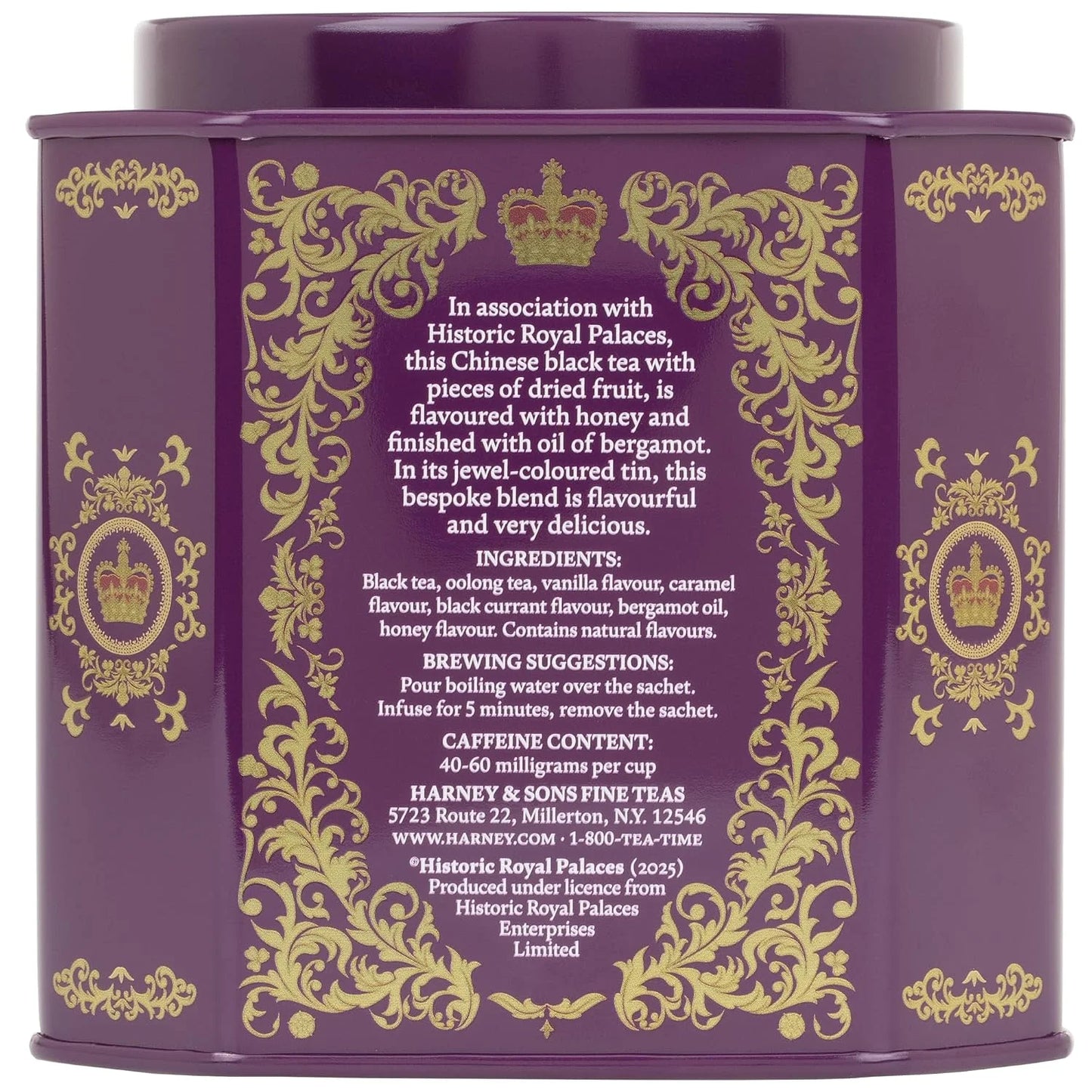 Harney & Sons Tower of London Black Tea, 30 Sachets in Tin