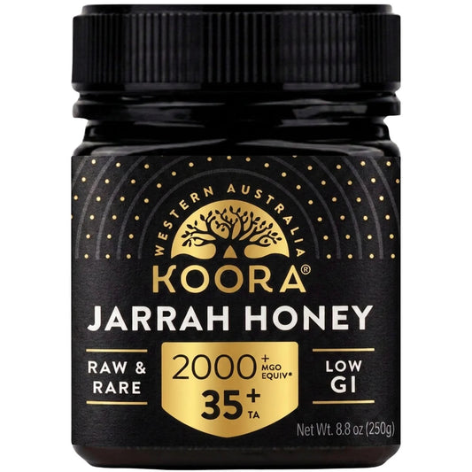 KOORA Jarrah Honey TA35+, Stronger than MGO 2000+ Manuka Honey, 8.8 oz