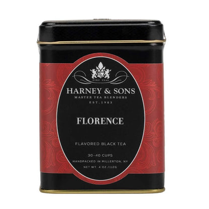 Harney & Sons Florence Chocolate Hazelnut Black Tea Tin, 4 oz