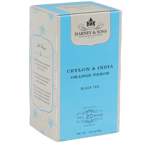 Harney & Sons Orange Pekoe Black Tea Bags, 20 Count