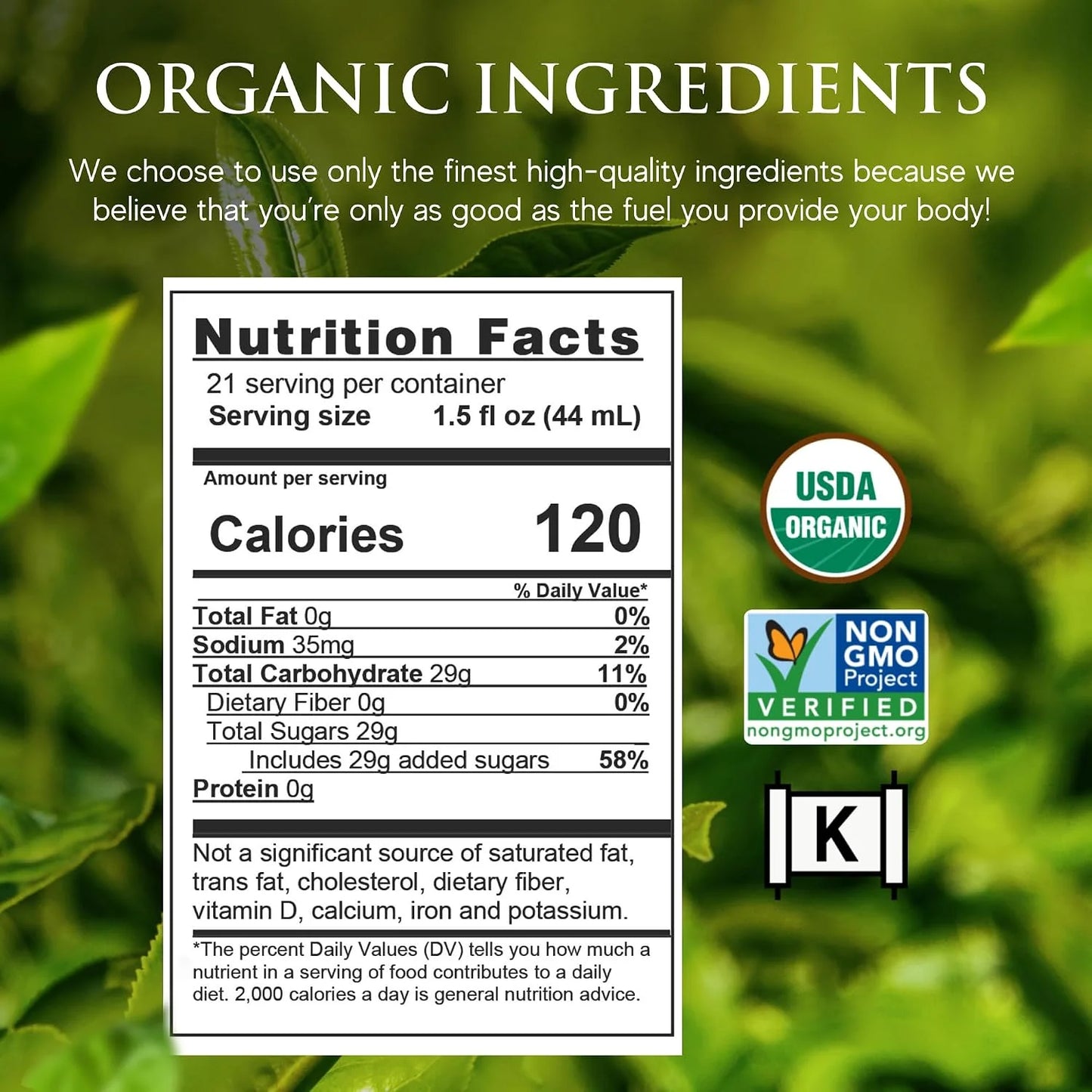 Third Street Inc. Organic Peach Black Tea Concentrate, 32 Fl. Oz.