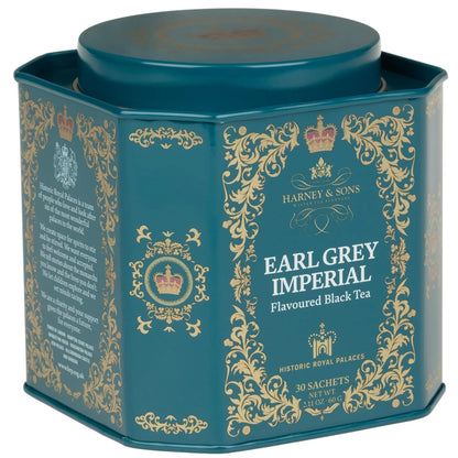 Harney & Sons Earl Grey Imperial Tea, 30 Sachets in Tin