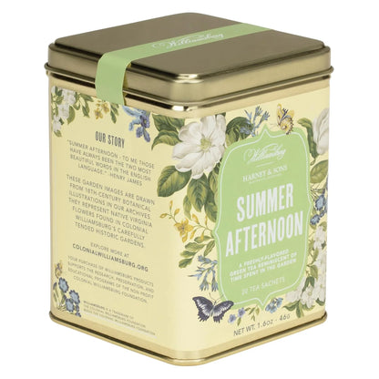 Harney & Sons Summer Afternoon Green Tea, 20 Sachets in Tin