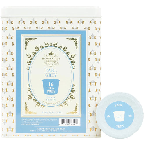 Harney & Sons Earl Grey Tea Pods, K-Cup Compatible, 12 Count