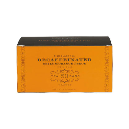 Harney & Sons Black Tea, Tea Bags, Decaffeinated, 50 Count