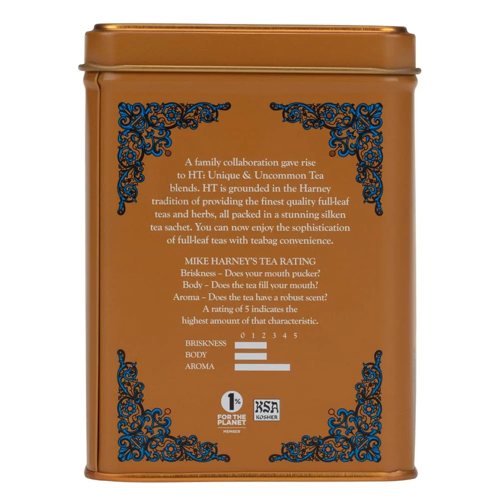 Harney & Sons HT Salted Caramel Black Tea, 20 Sachets in Tin