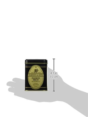 Harney & Sons Passion Fruit Loose Leaf Black Tea Tin, 4 oz