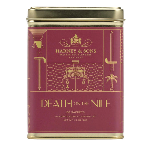 Harney & Sons Death on the Nile Herbal Tea, 20 Sachets in Tin