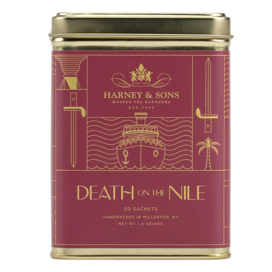 Harney & Sons Death on the Nile Herbal Tea, 20 Sachets in Tin