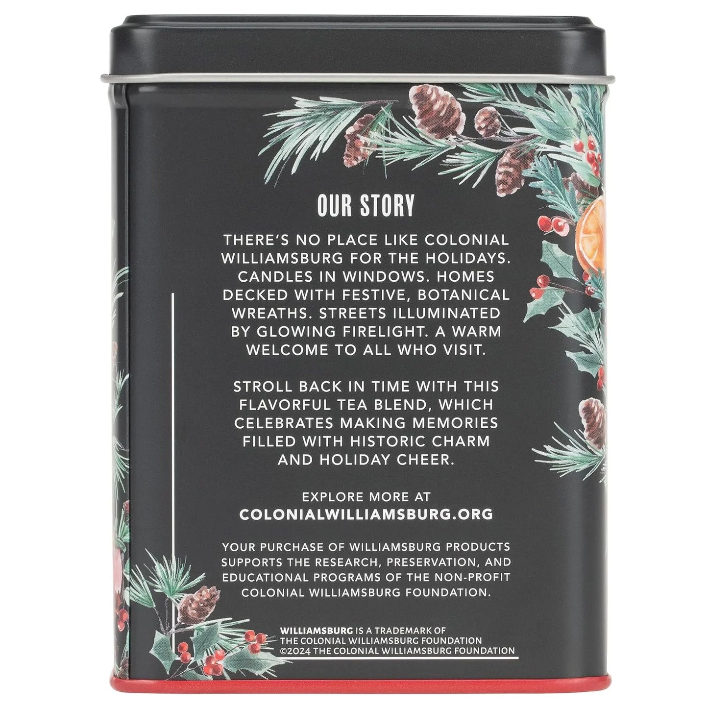 Harney & Sons Holiday Heritage Colonial Williamsburg Blend | Black Tea with Warm Apple, Cinnamon, and Orange Peel,20 Count (Pack of 1)