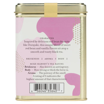 Harney & Sons Sweet Azuki Black Tea, 20 Sachets in Tin