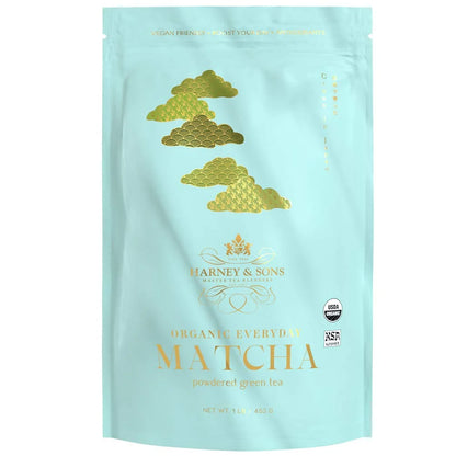 Harney & Sons Organic Everyday Matcha Green Tea Powder, 16 oz Bag