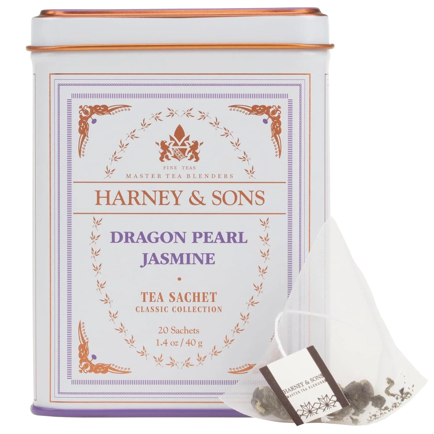 Harney & Sons Dragon Pearl Jasmine Tea, 20 Count(Pack of 1)
