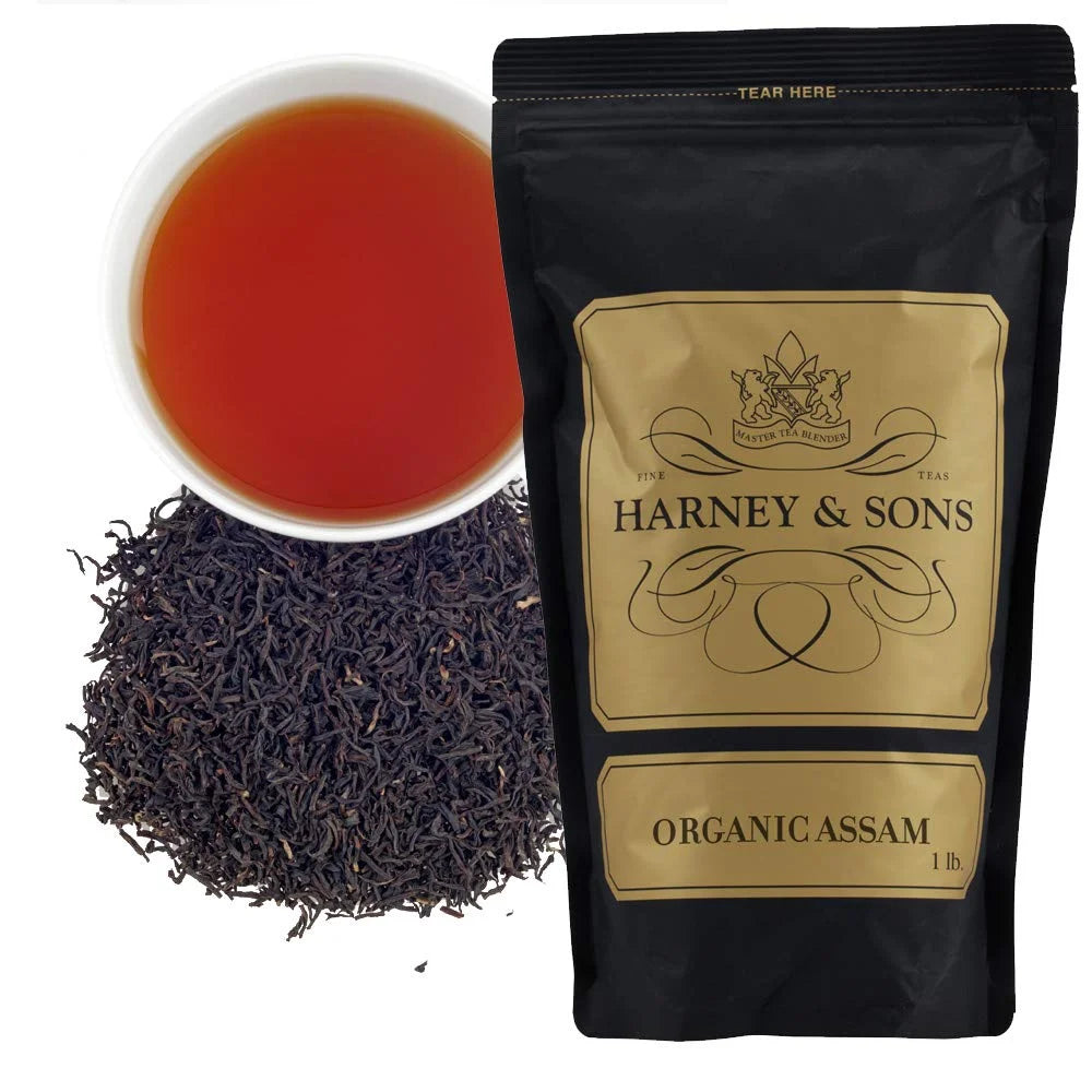 Harney & Sons Organic Assam Loose Leaf Black Tea, 16 oz