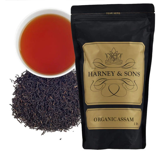 Harney & Sons Organic Assam Loose Leaf Black Tea, 16 oz