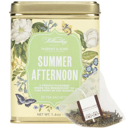 Harney & Sons Summer Afternoon Green Tea, 20 Sachets in Tin