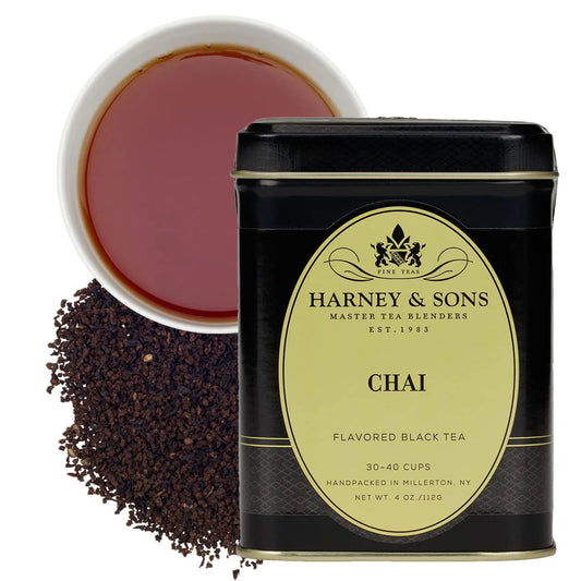 Harney & Sons Chai Loose Leaf Black Tea Tin, 4 oz