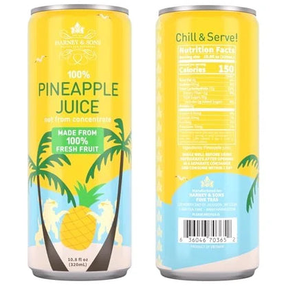 Harney & Sons Pineapple Juice, 12 Cans, 10.8 fl oz