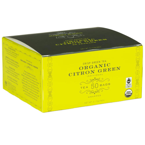 Harney & Sons Organic Citron Green Tea Bags, 50 Count