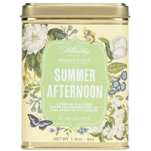Harney & Sons Summer Afternoon Green Tea, 20 Sachets in Tin