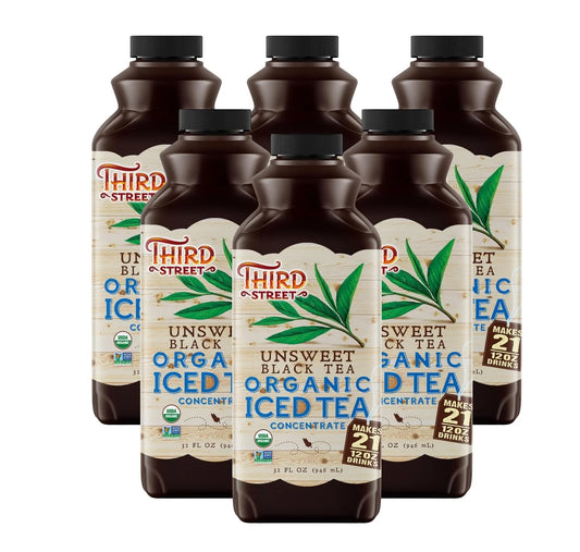 Third Street Organic Unsweet Black Tea Concentrate, 32 Fl. Oz.