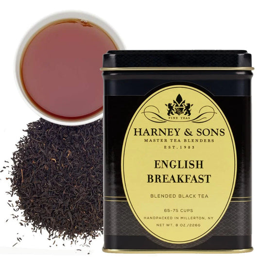 Harney & Sons English Breakfast Loose Leaf Black Tea Tin, 8 oz