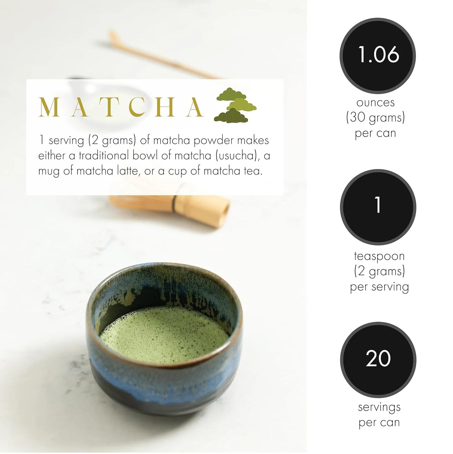 Harney & Sons Supreme Matcha Powdered Green Tea, 80g Tin