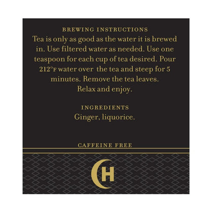 Harney & Sons Ginger Liquorice Herbal Tea Loose Leaf Tin, 4 oz
