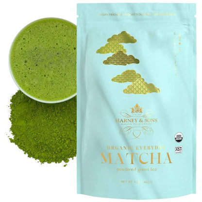 Harney & Sons Organic Everyday Matcha Green Tea Powder, 16 oz Bag