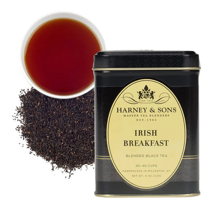 Harney & Sons Irish Breakfast Loose Leaf Black Tea Tin, 4 oz
