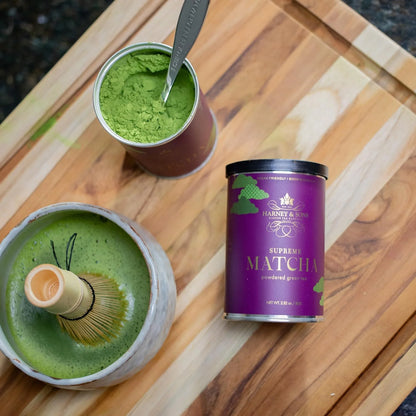 Harney & Sons Supreme Matcha Powdered Green Tea, 80g Tin